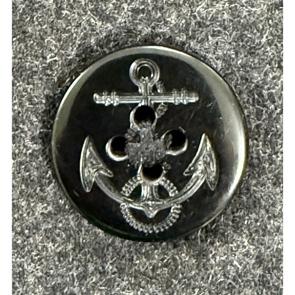 American Eagle Women’s Gray Wool Blend Pea Coat Jacket Minimalist Quiet Luxury S - Picture 8 of 10